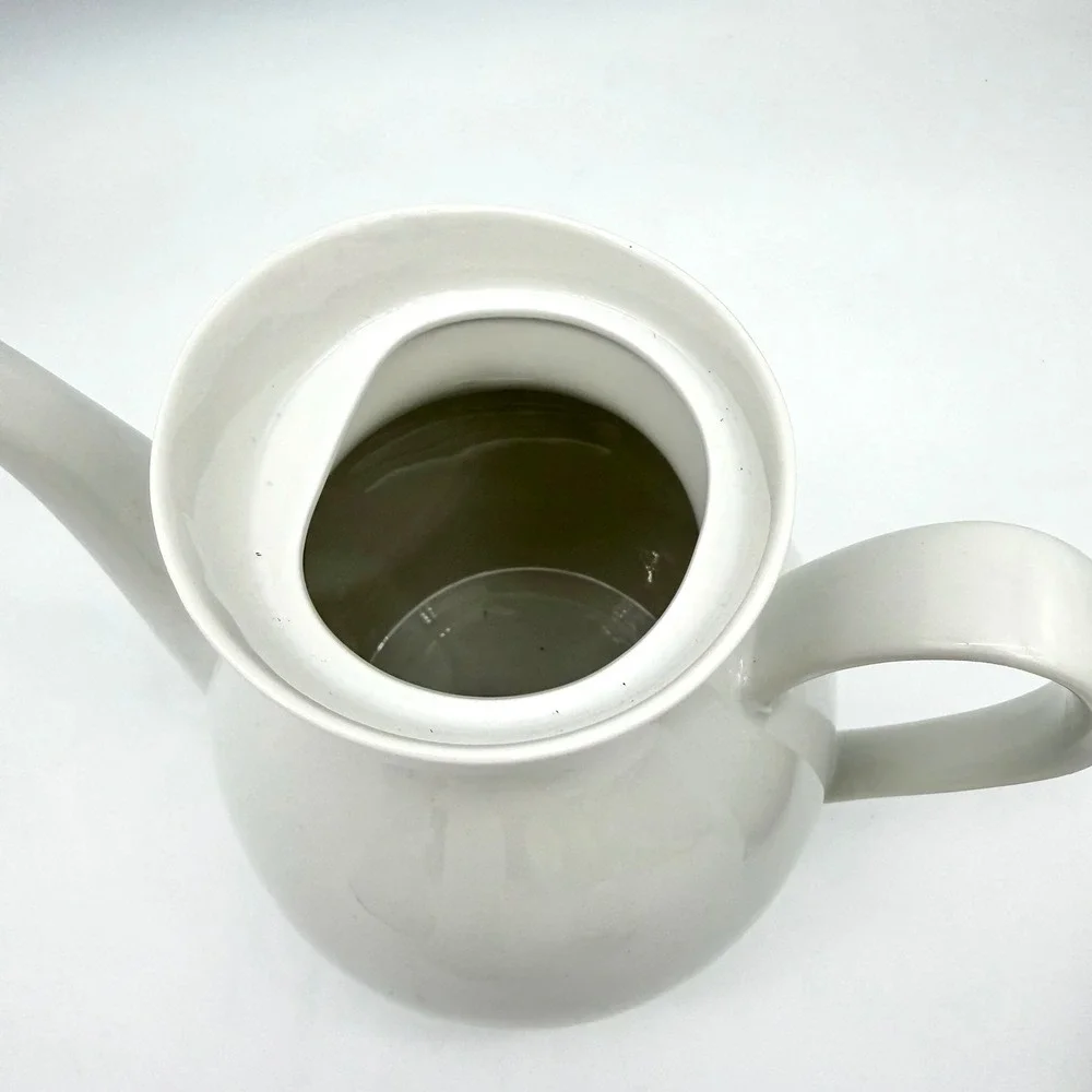 Rorstrand Home Tea Set 3Pc Porcelain Mid-Century White Blanca Pattern‎